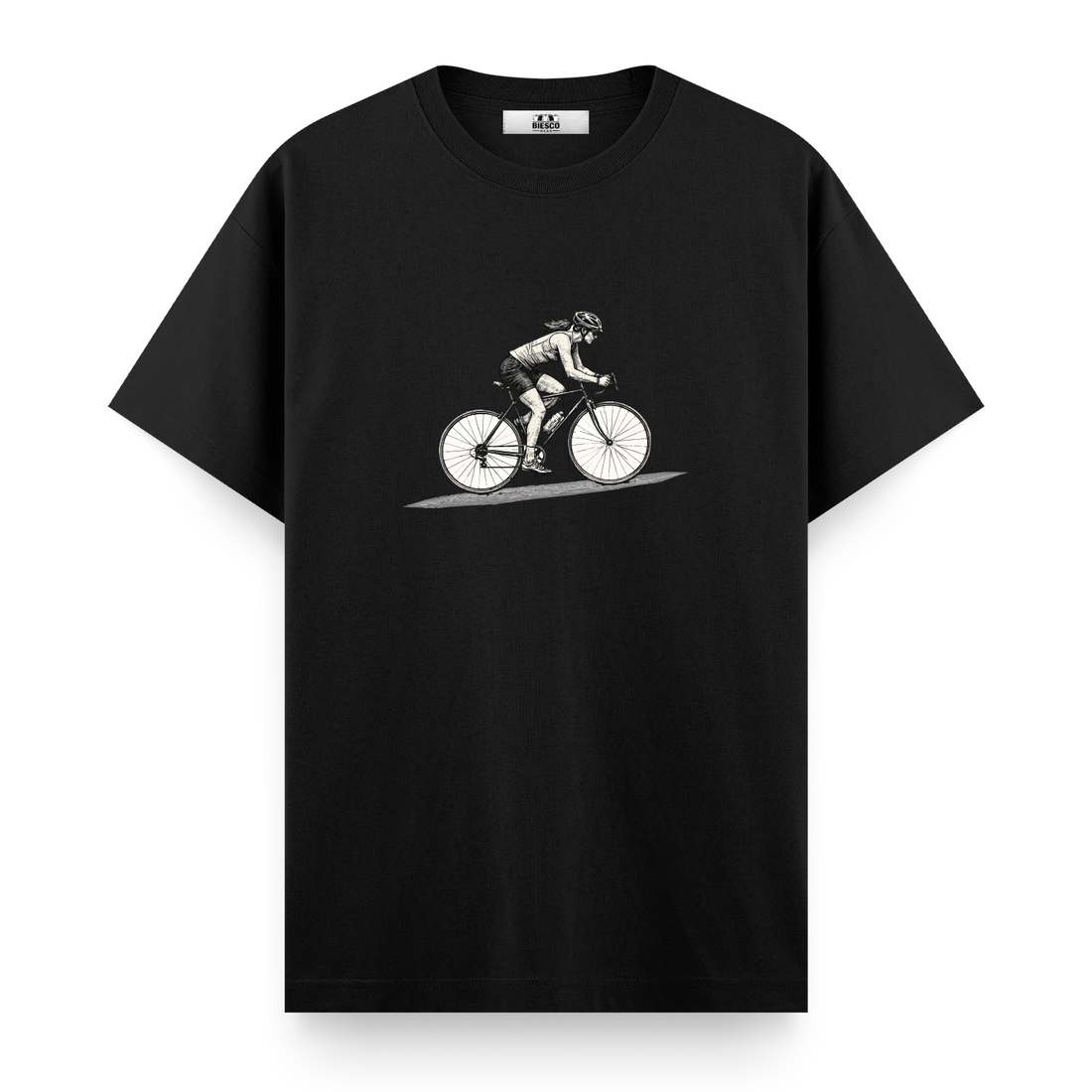 Bisikletli Kadın - Regular T-shirt