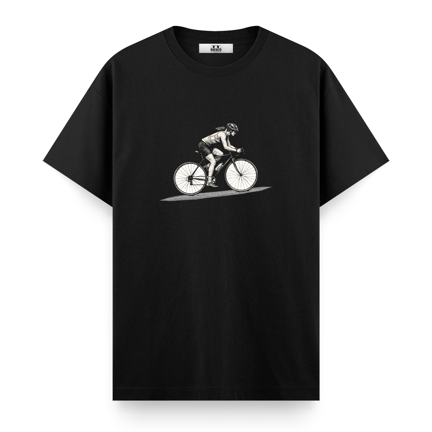 Bisikletli Kadın - Regular T-shirt