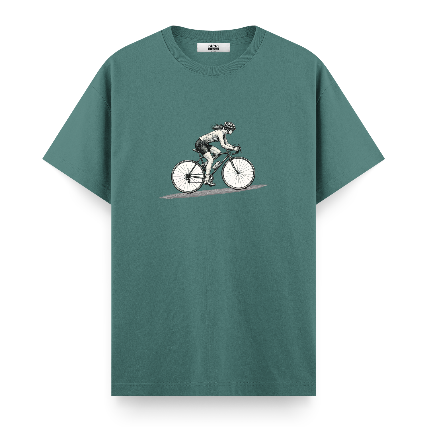 Bisikletli Kadın - Regular T-shirt
