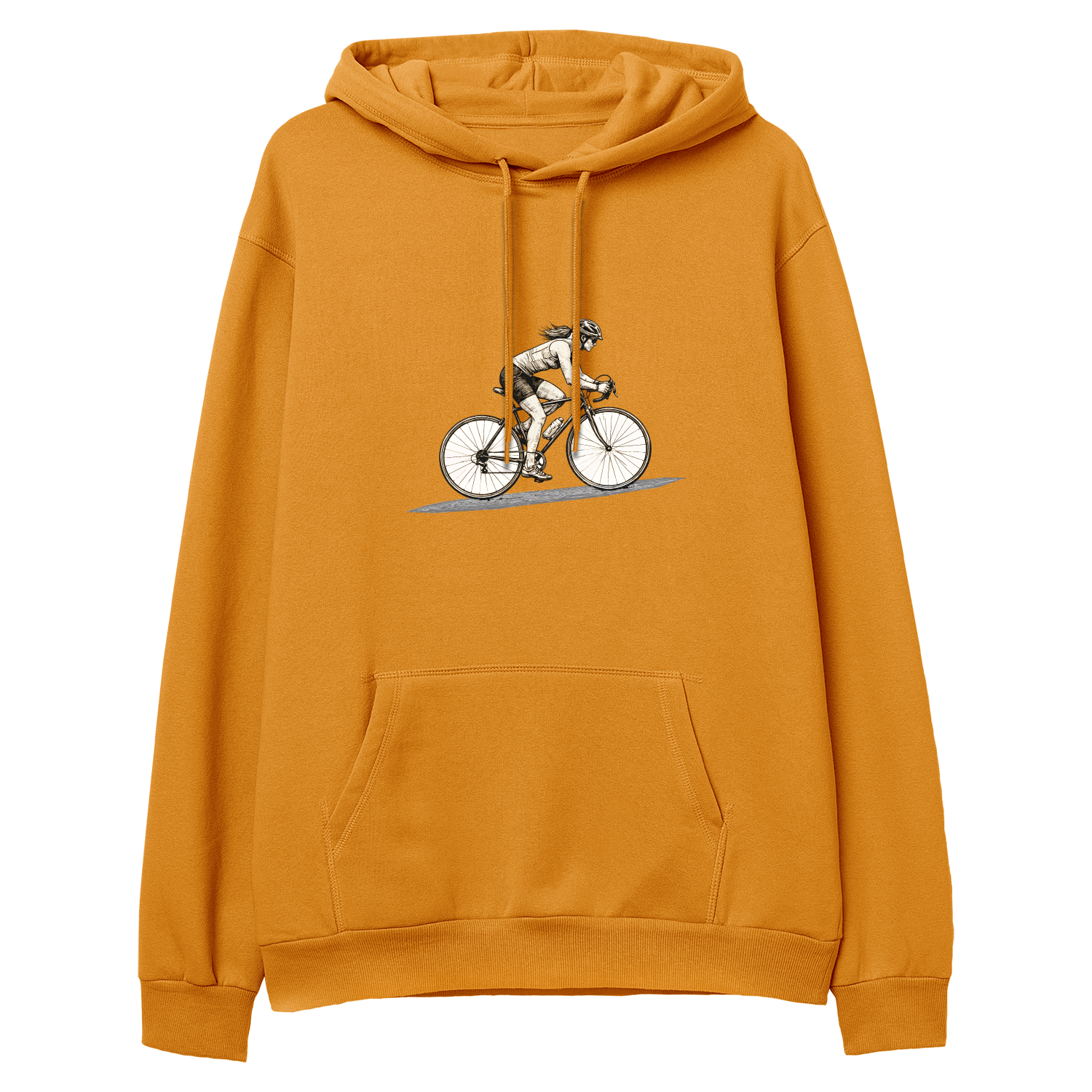 Bisikletli Kadın - Regular Hoodie