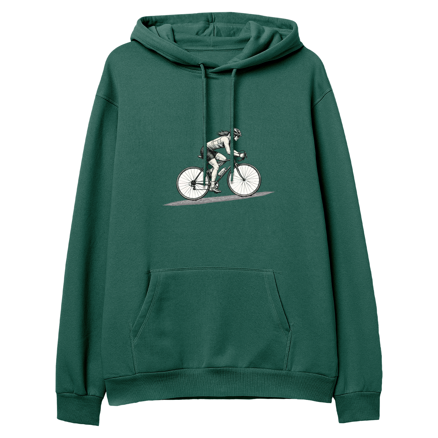 Bisikletli Kadın - Regular Hoodie