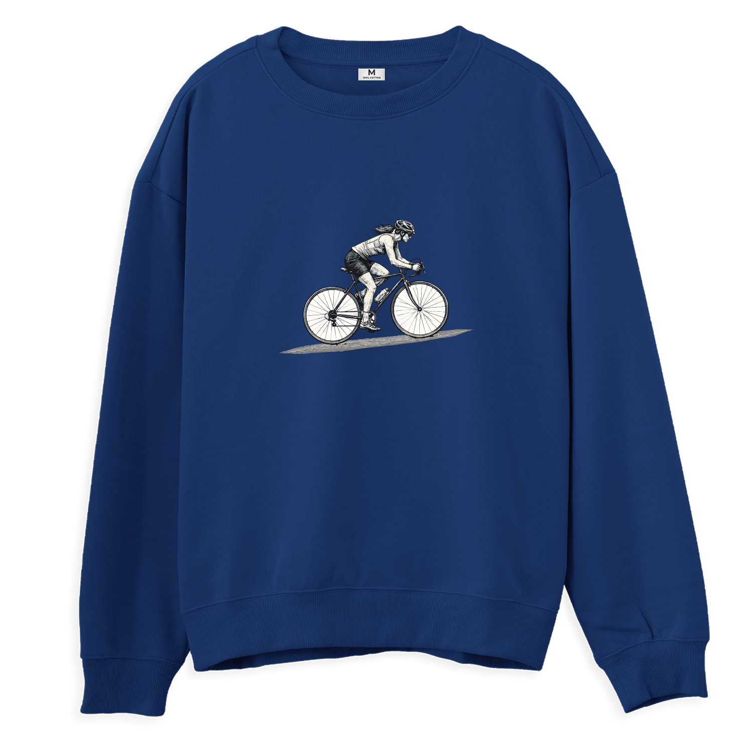 Bisikletli Kadın - Regular Sweatshirt