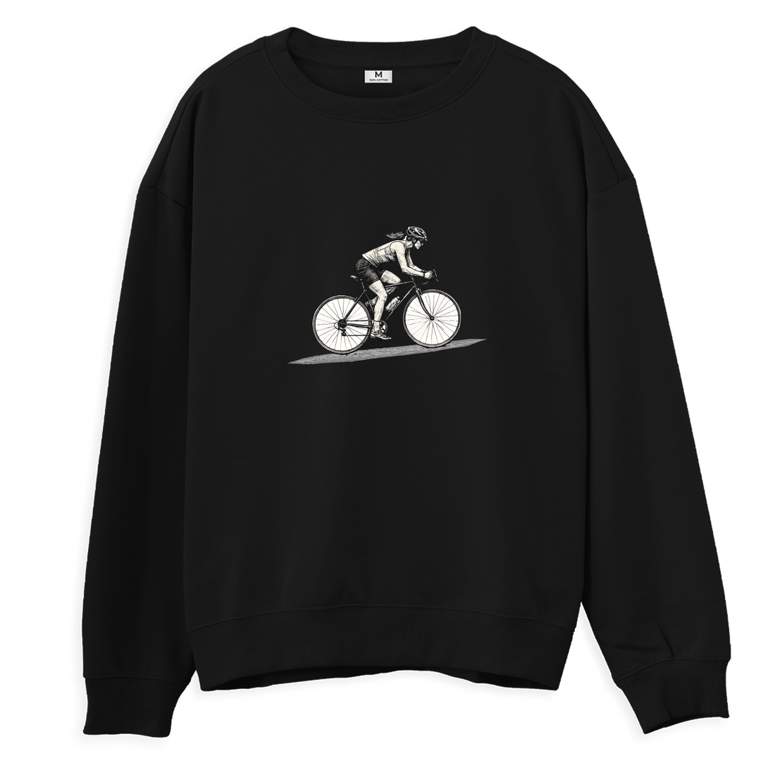 Bisikletli Kadın - Regular Sweatshirt