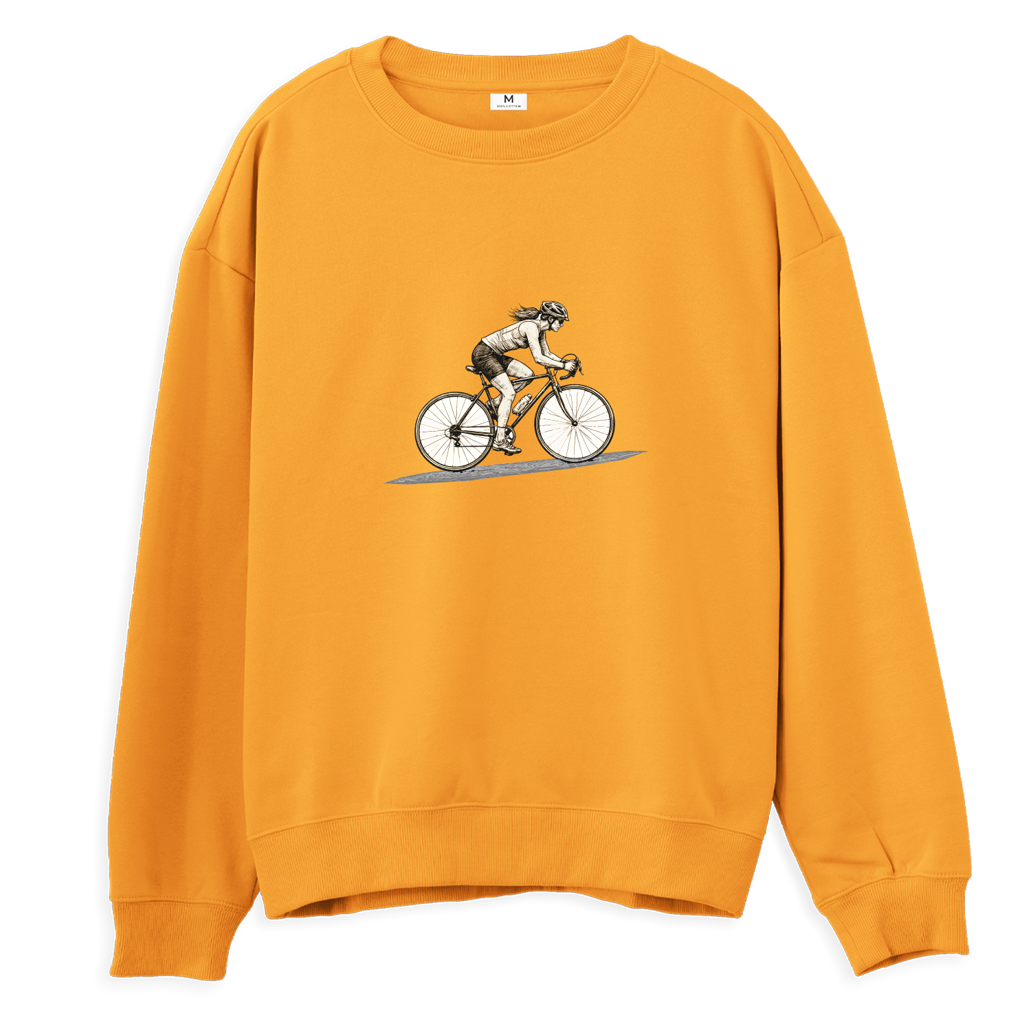 Bisikletli Kadın - Regular Sweatshirt