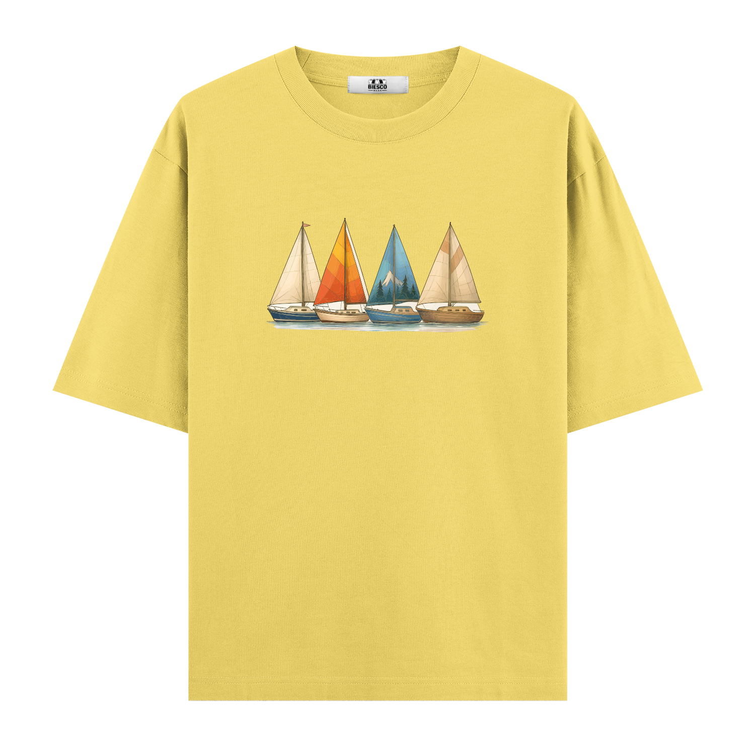 Yelkenli Botlar - Oversize T-shirt