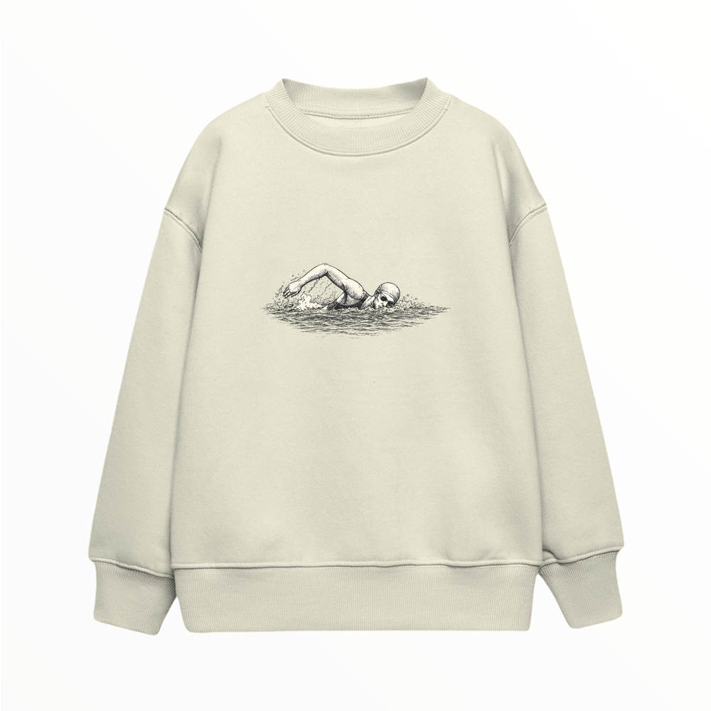 Yüzücü - Çocuk Sweatshirt