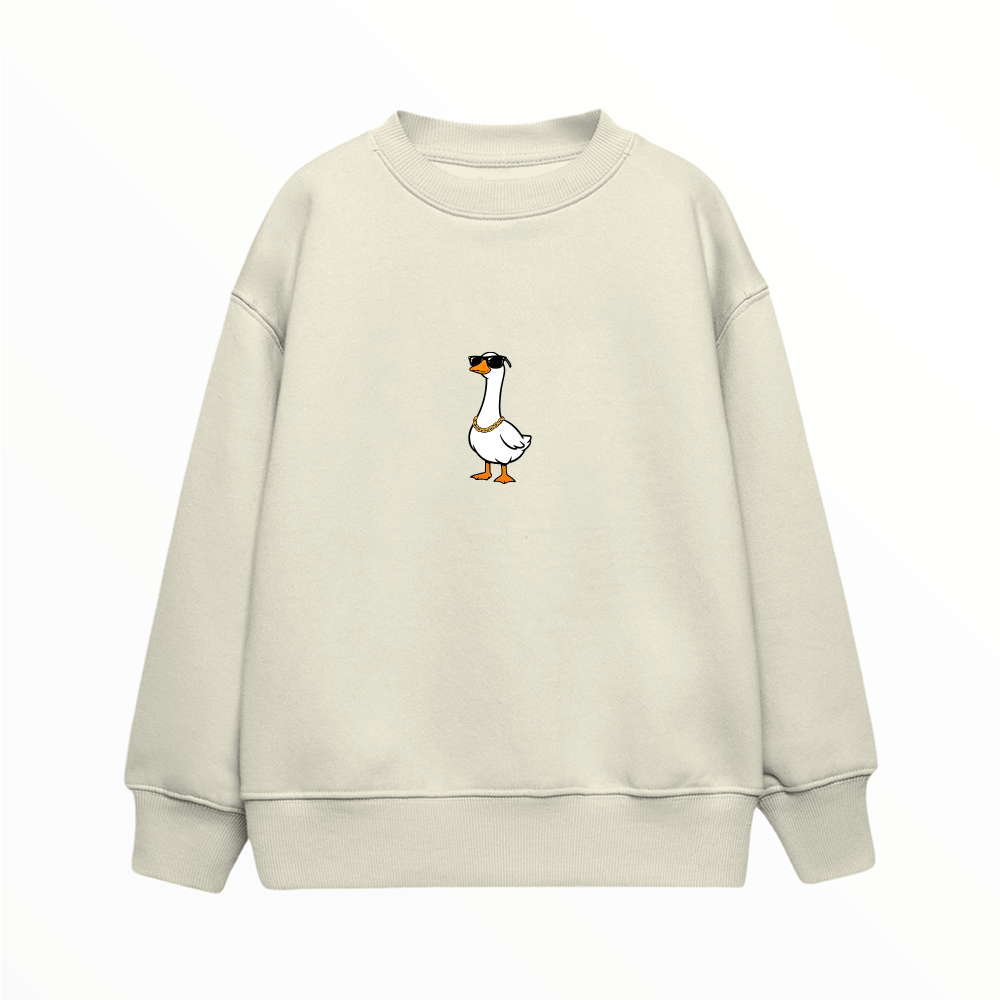 Gözlüklü Kaz - Çocuk Sweatshirt