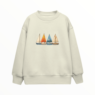 Yelkenli Botlar - Çocuk Sweatshirt