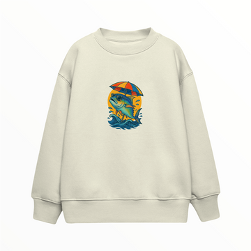 Tatilci Balık - Çocuk Sweatshirt