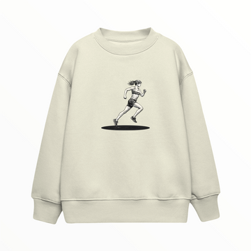 Kadın Koşucu - Çocuk Sweatshirt