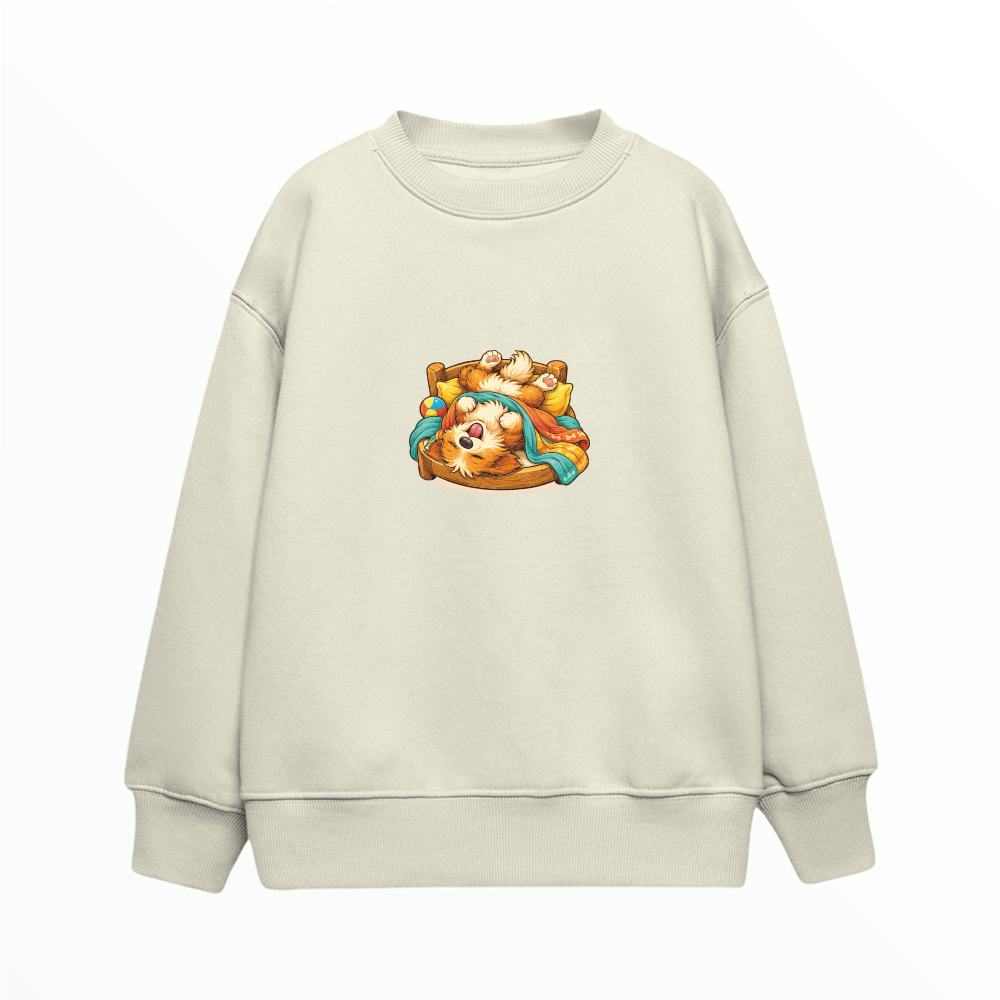 Uyuyan Köpek - Çocuk Sweatshirt