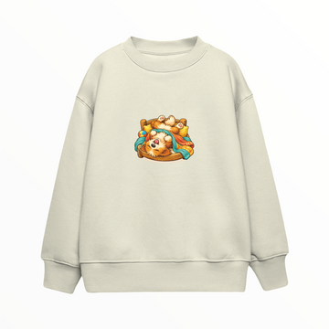 Uyuyan Köpek - Çocuk Sweatshirt