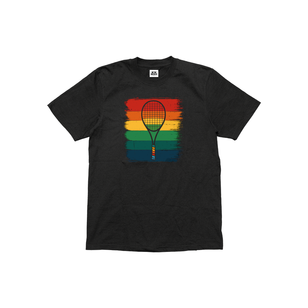 Raket ve Renkli Çizgiler - Çocuk T-shirt