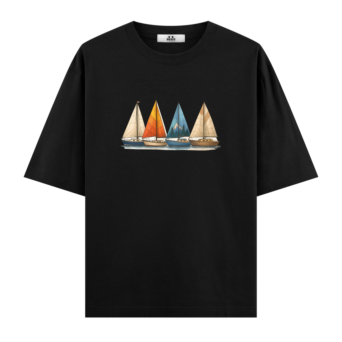 Yelkenli Botlar - Oversize T-shirt