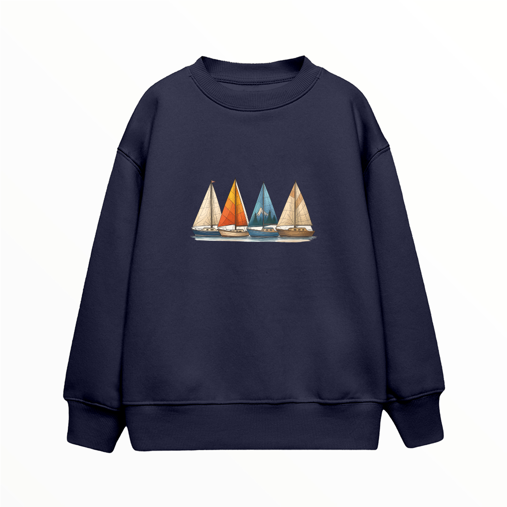 Yelkenli Botlar - Çocuk Sweatshirt