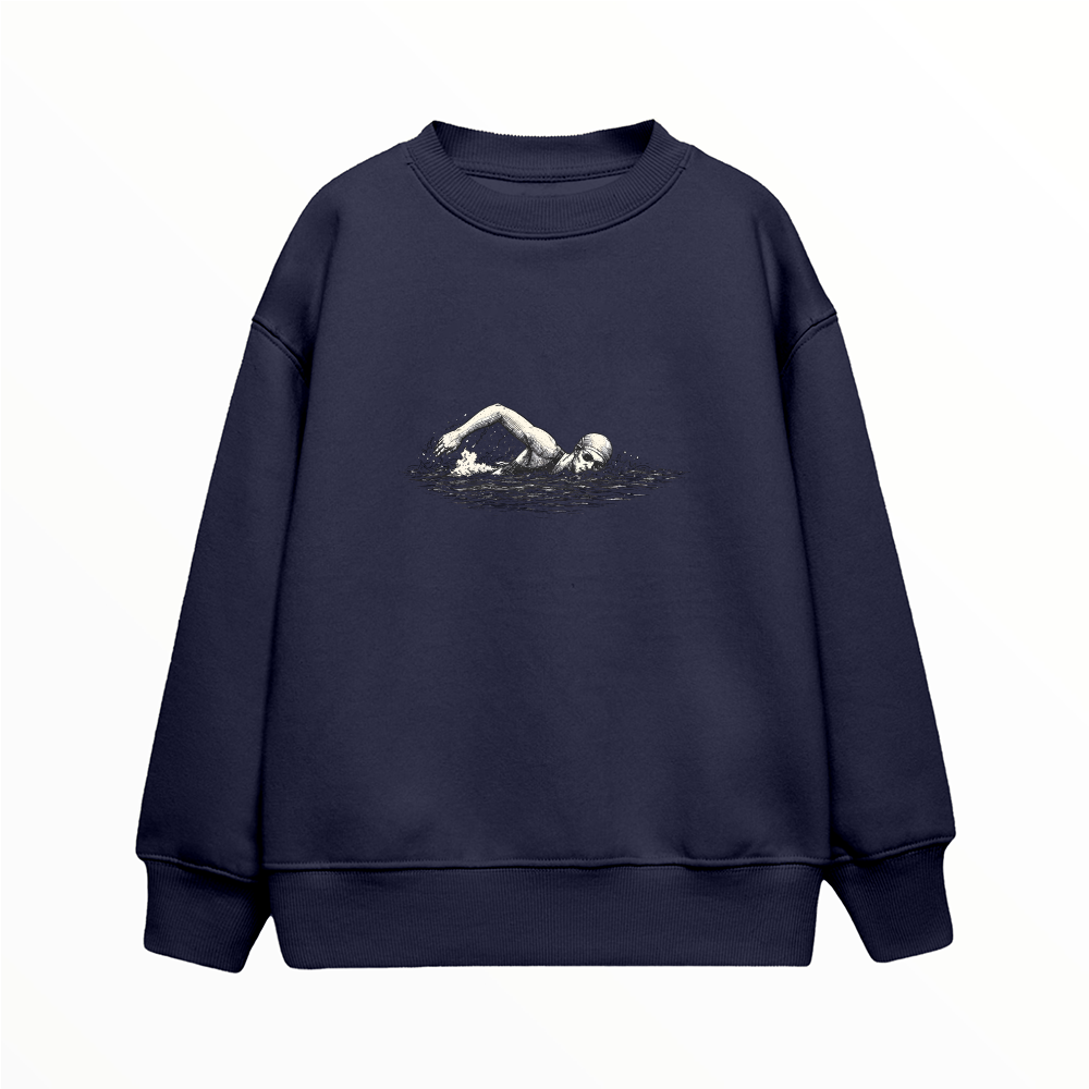 Yüzücü - Çocuk Sweatshirt