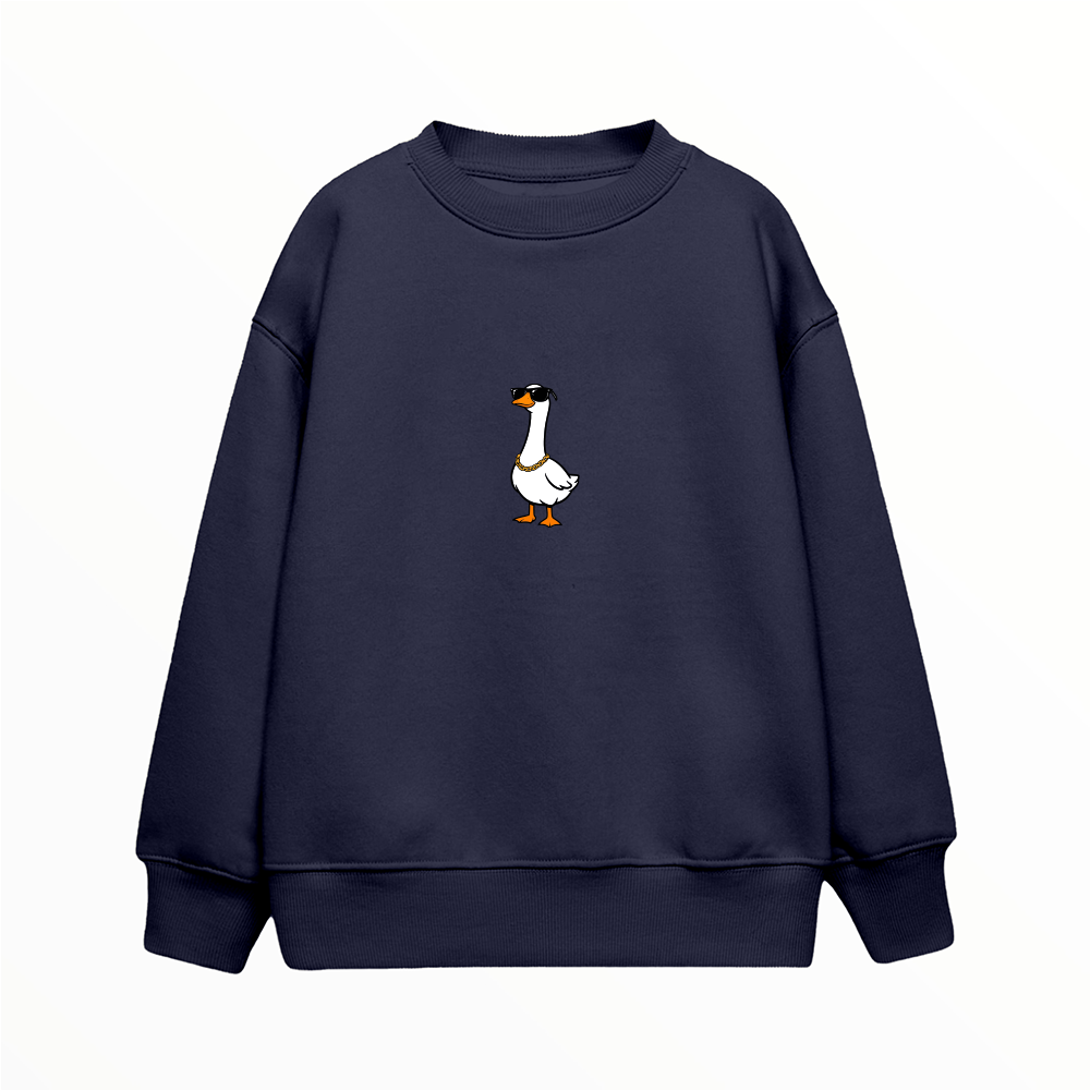 Gözlüklü Kaz - Çocuk Sweatshirt