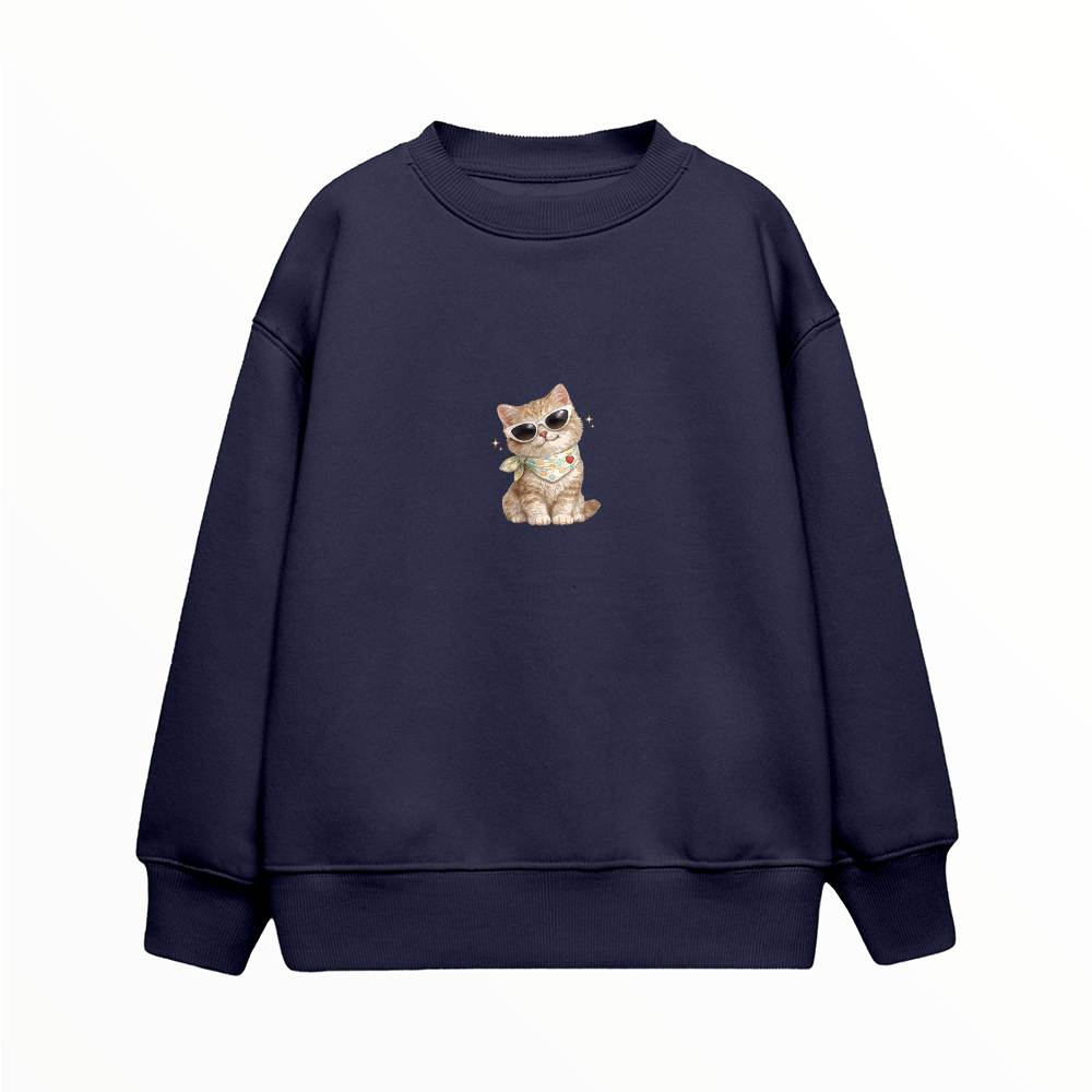 Cat - Çocuk Sweatshirt
