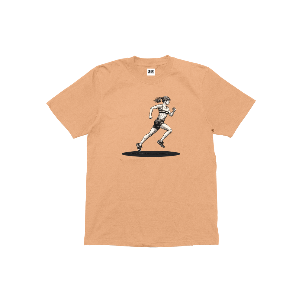 Kadın Koşucu - Çocuk T-shirt