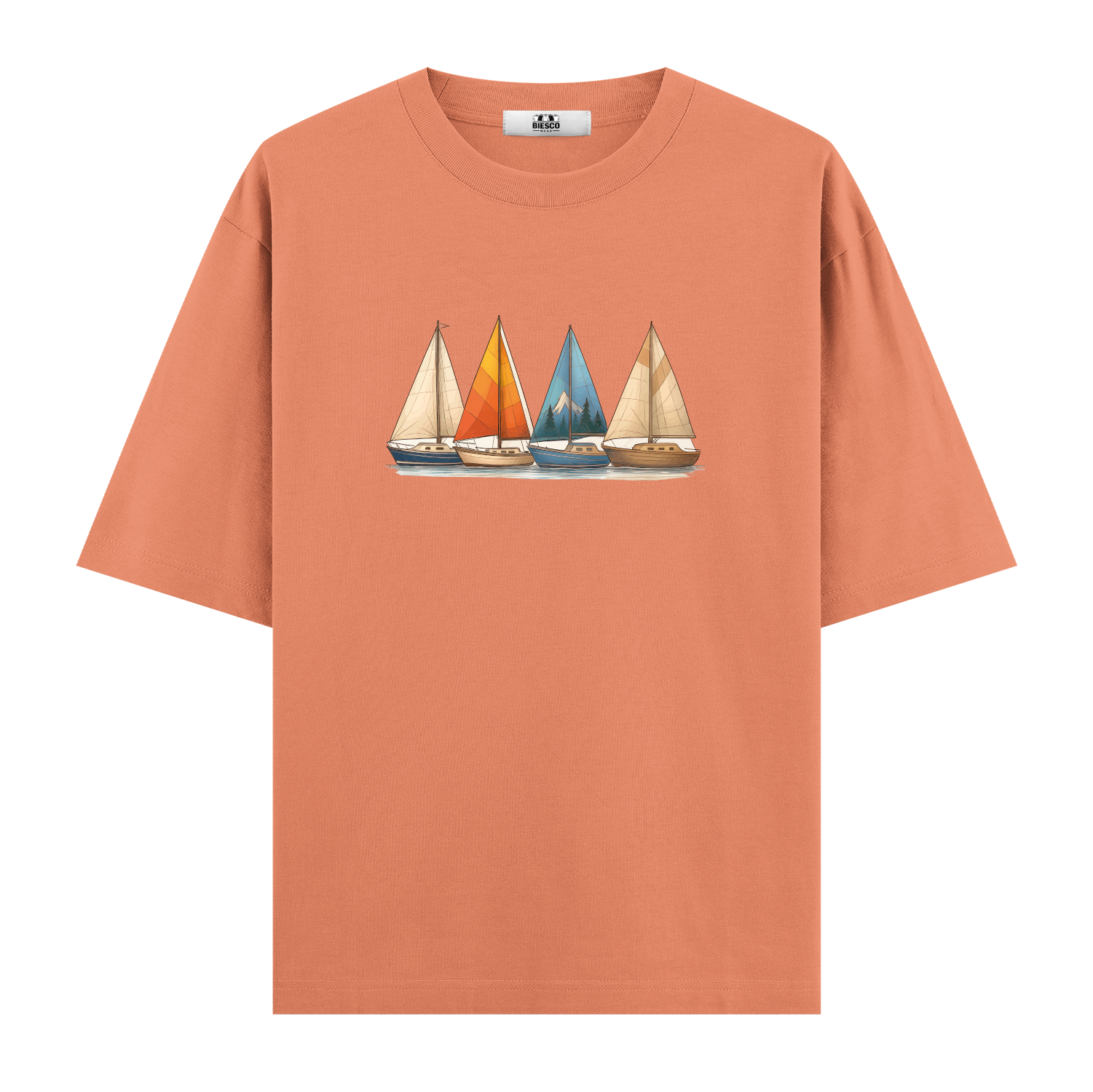Yelkenli Botlar - Oversize T-shirt