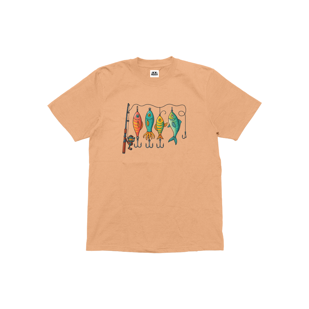 Renkli Olta Takım Düzeni - Çocuk T-shirt