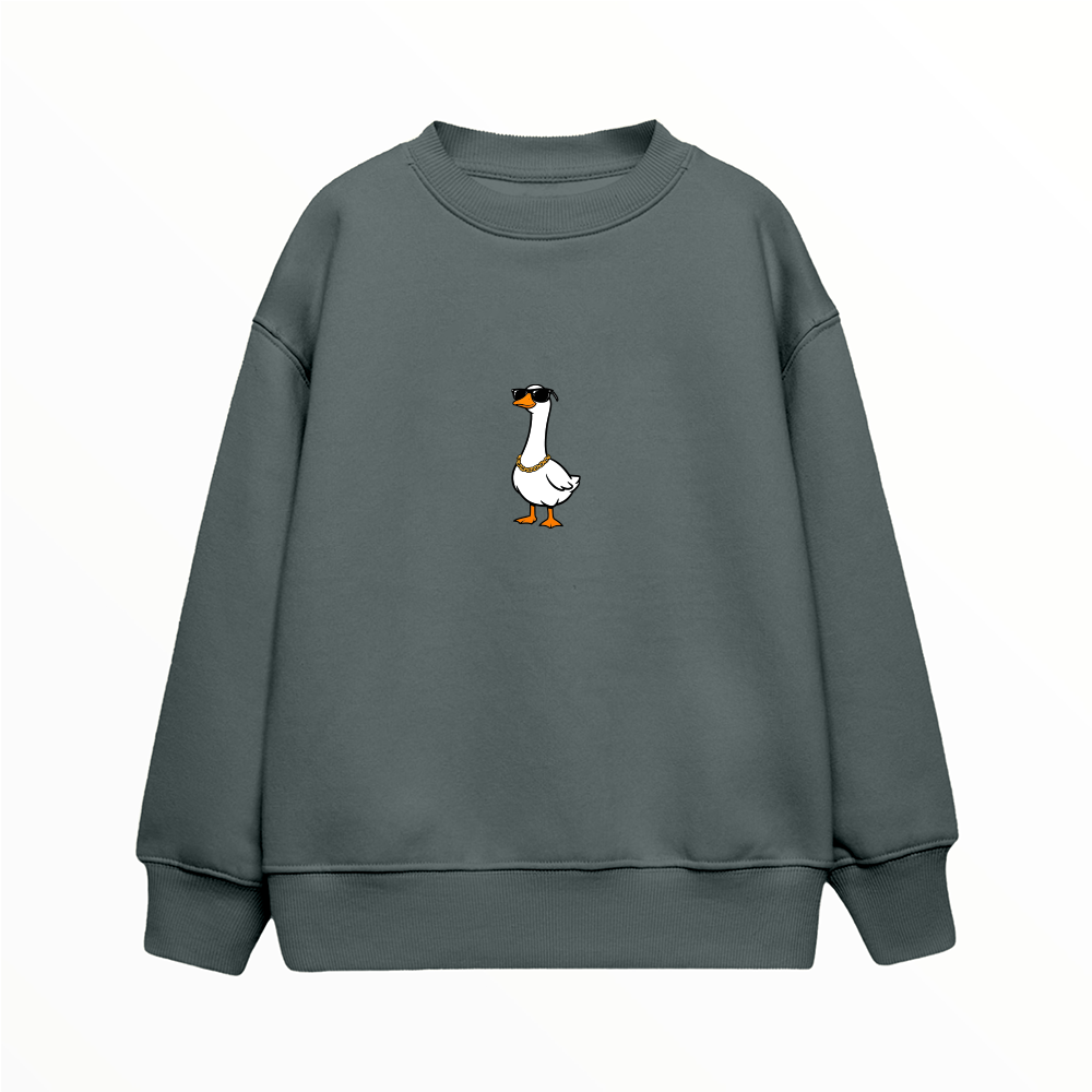 Gözlüklü Kaz - Çocuk Sweatshirt