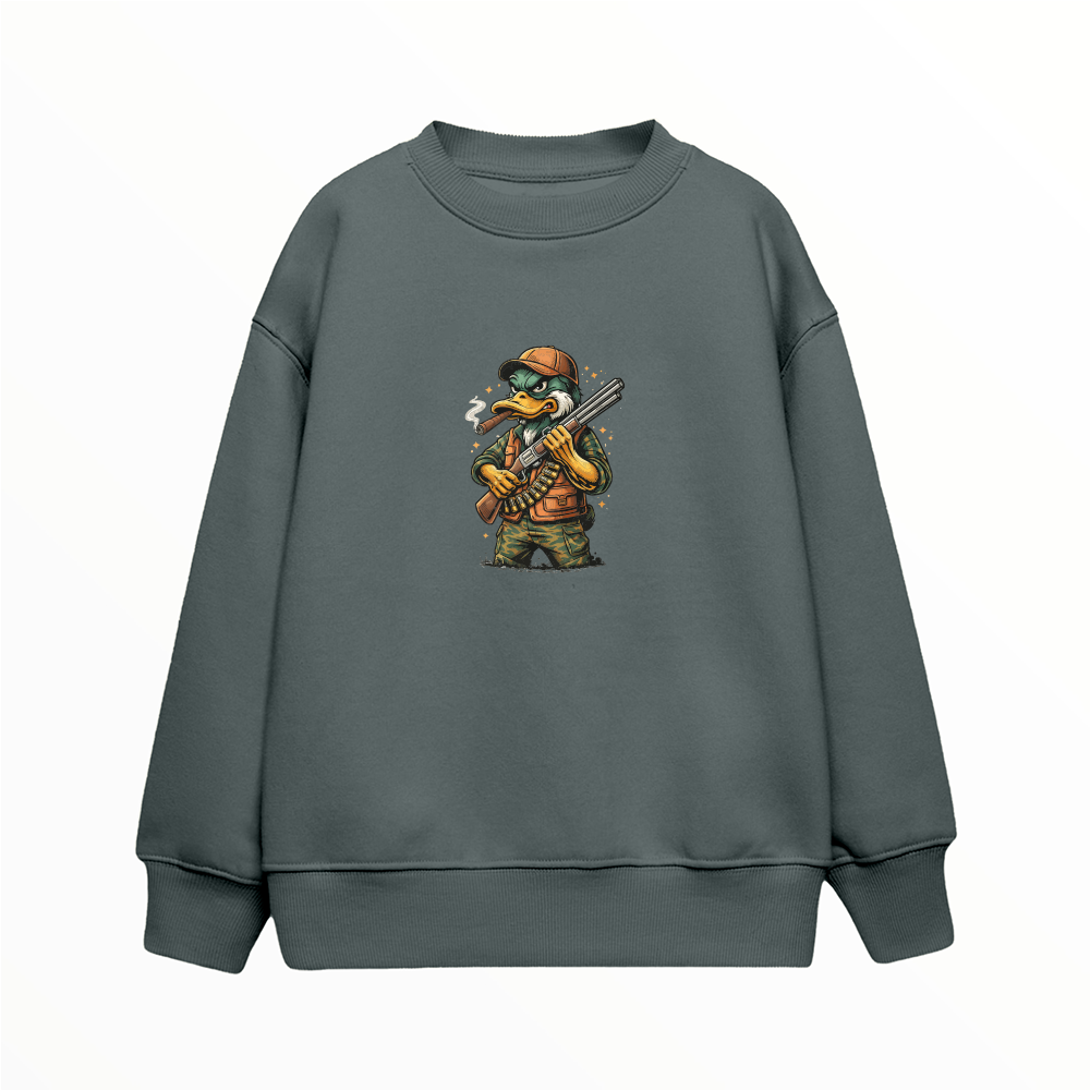 Avcı Ördek - Çocuk Sweatshirt