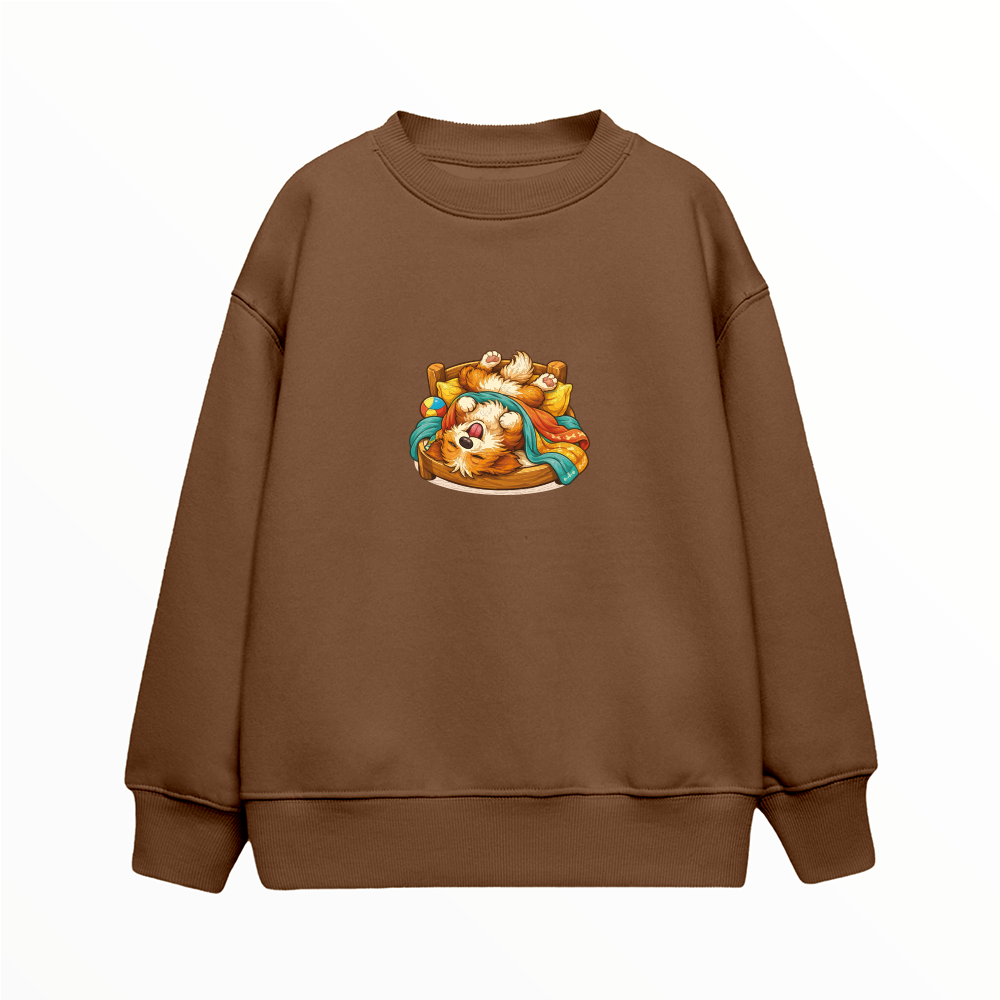 Uyuyan Köpek - Çocuk Sweatshirt