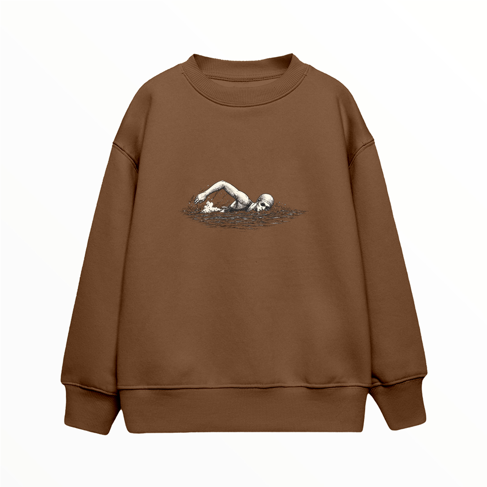 Yüzücü - Çocuk Sweatshirt