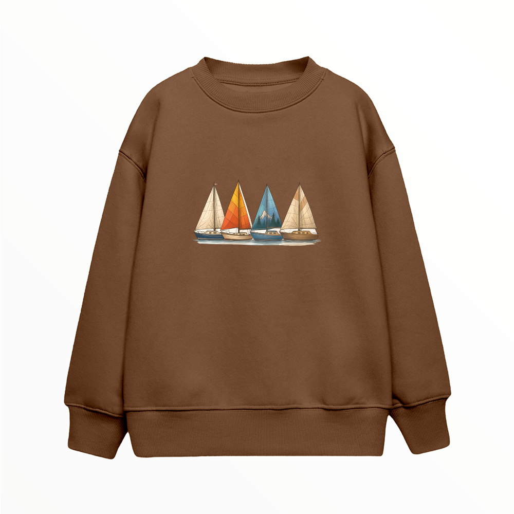 Yelkenli Botlar - Çocuk Sweatshirt