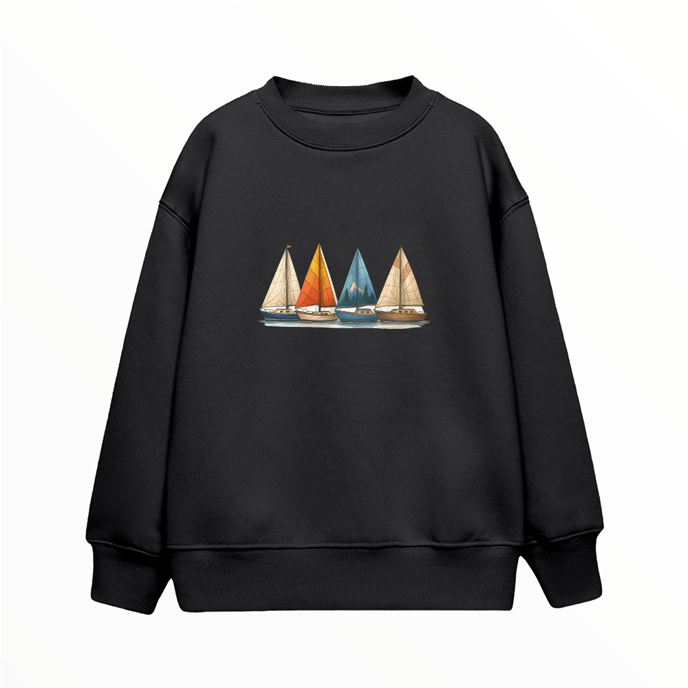 Yelkenli Botlar - Çocuk Sweatshirt