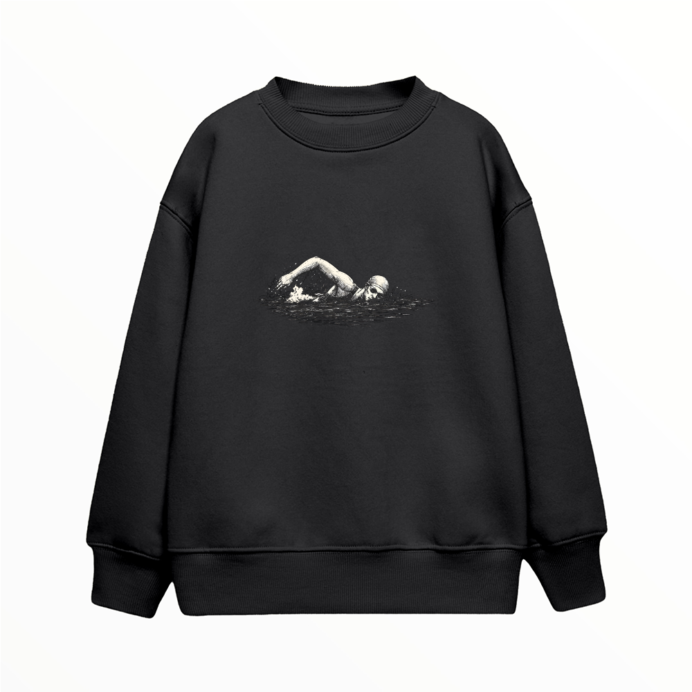 Yüzücü - Çocuk Sweatshirt
