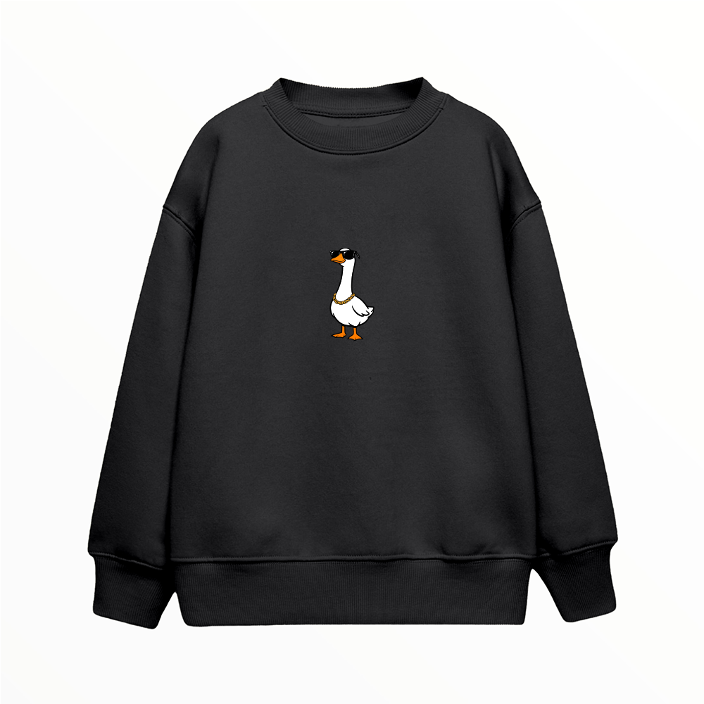 Gözlüklü Kaz - Çocuk Sweatshirt