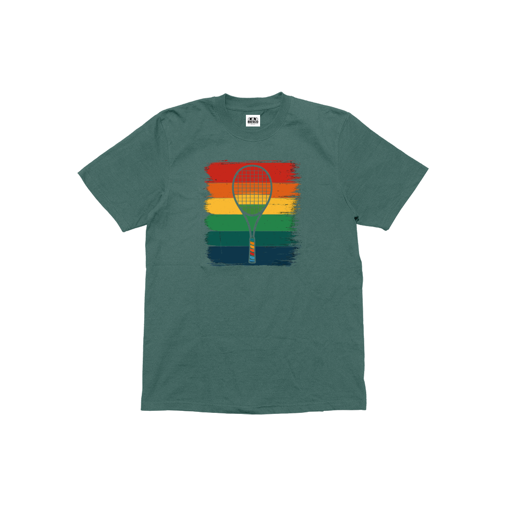 Raket ve Renkli Çizgiler - Çocuk T-shirt